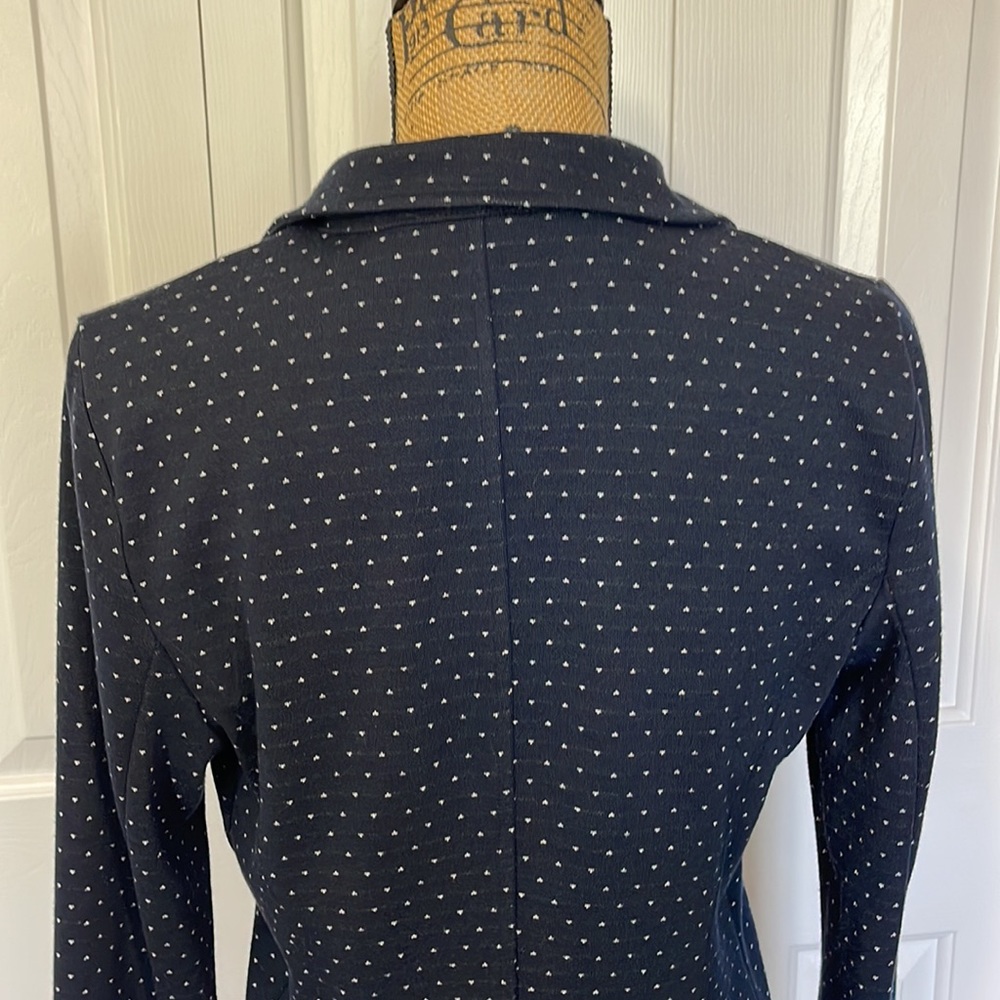 Yest Navy Blue Pattern Blazer - image 7